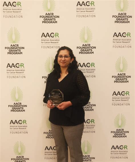 The Pipette Gazette Alumna Dr. Aparna Gorthi Receives AACR 